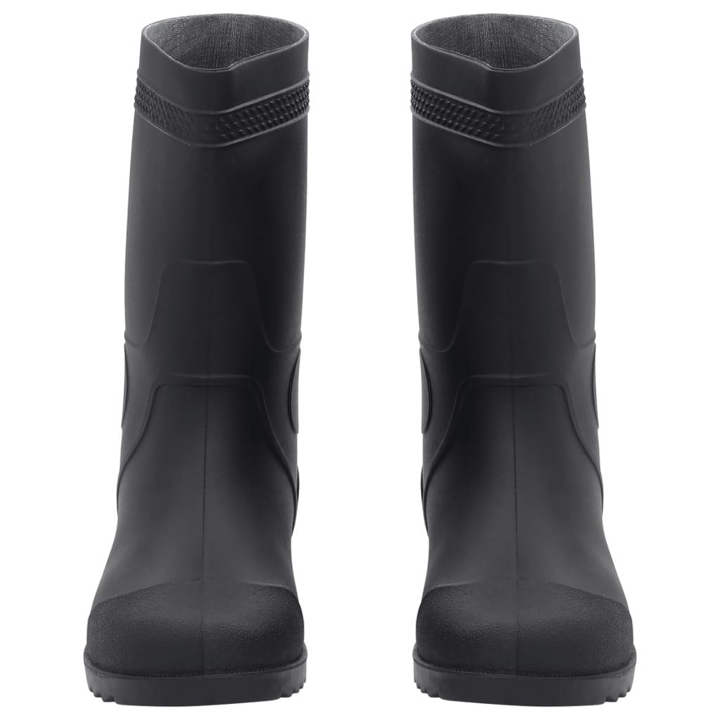 Rain Boots Black Size 43 Pvc