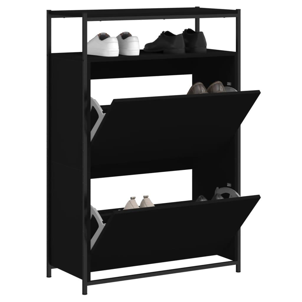 Shoe Cabinet With 4 Flip-Drawers