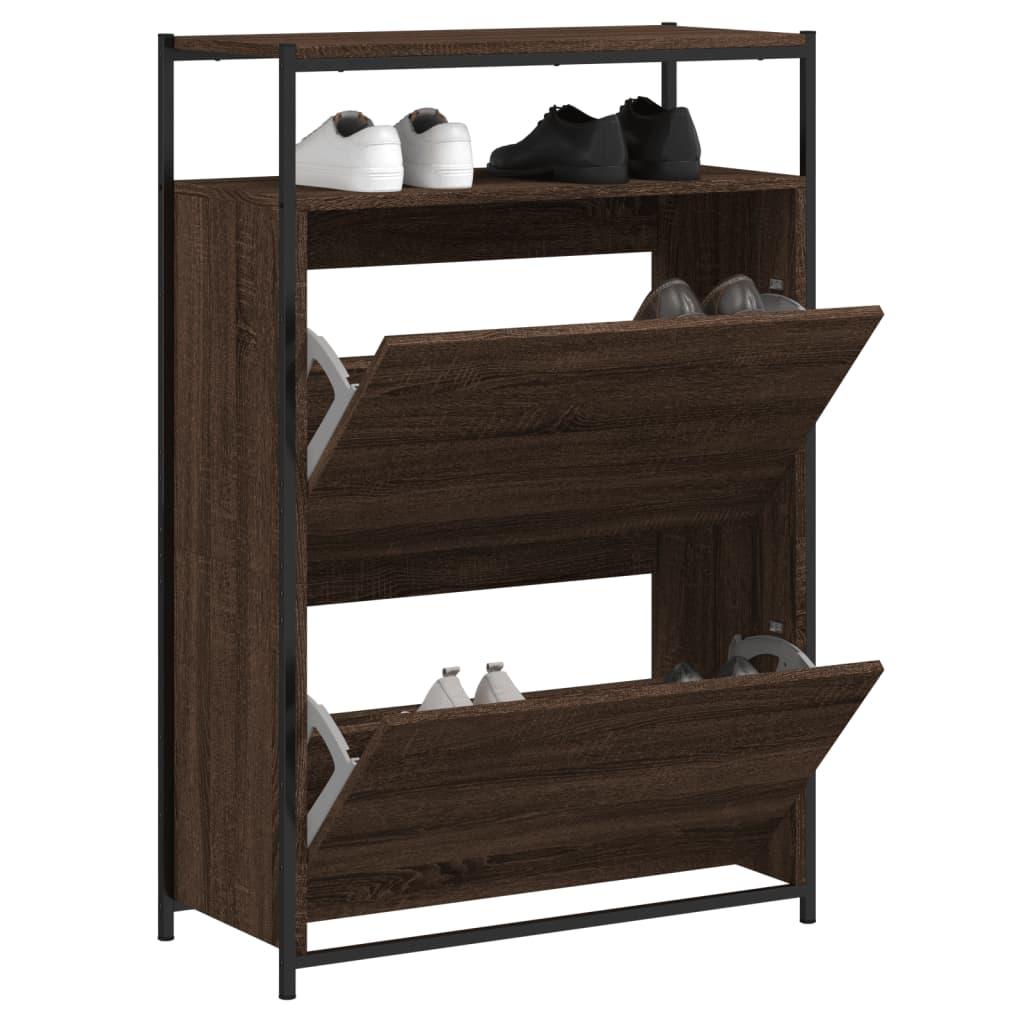 Shoe Cabinet With 4 Flip-Drawers