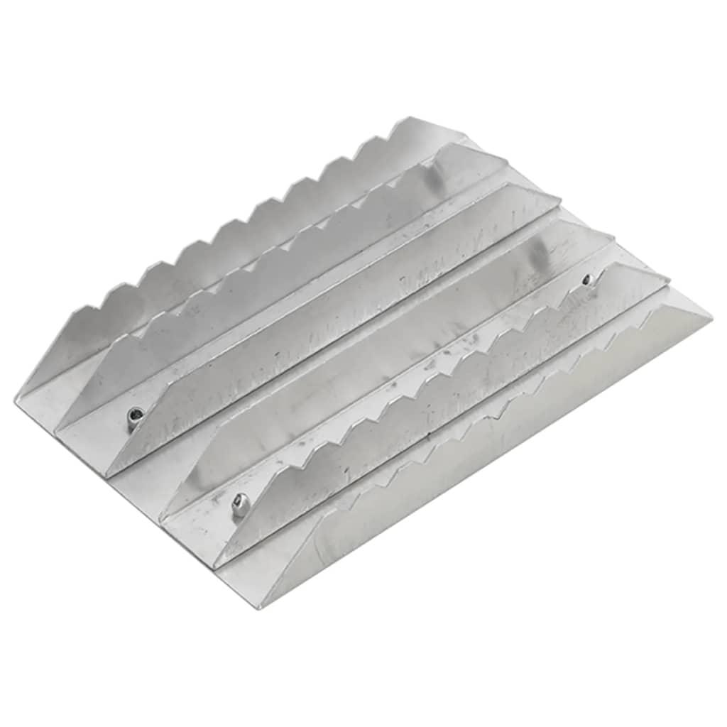 Curry Combs 3 Pcs Silver Aluminium