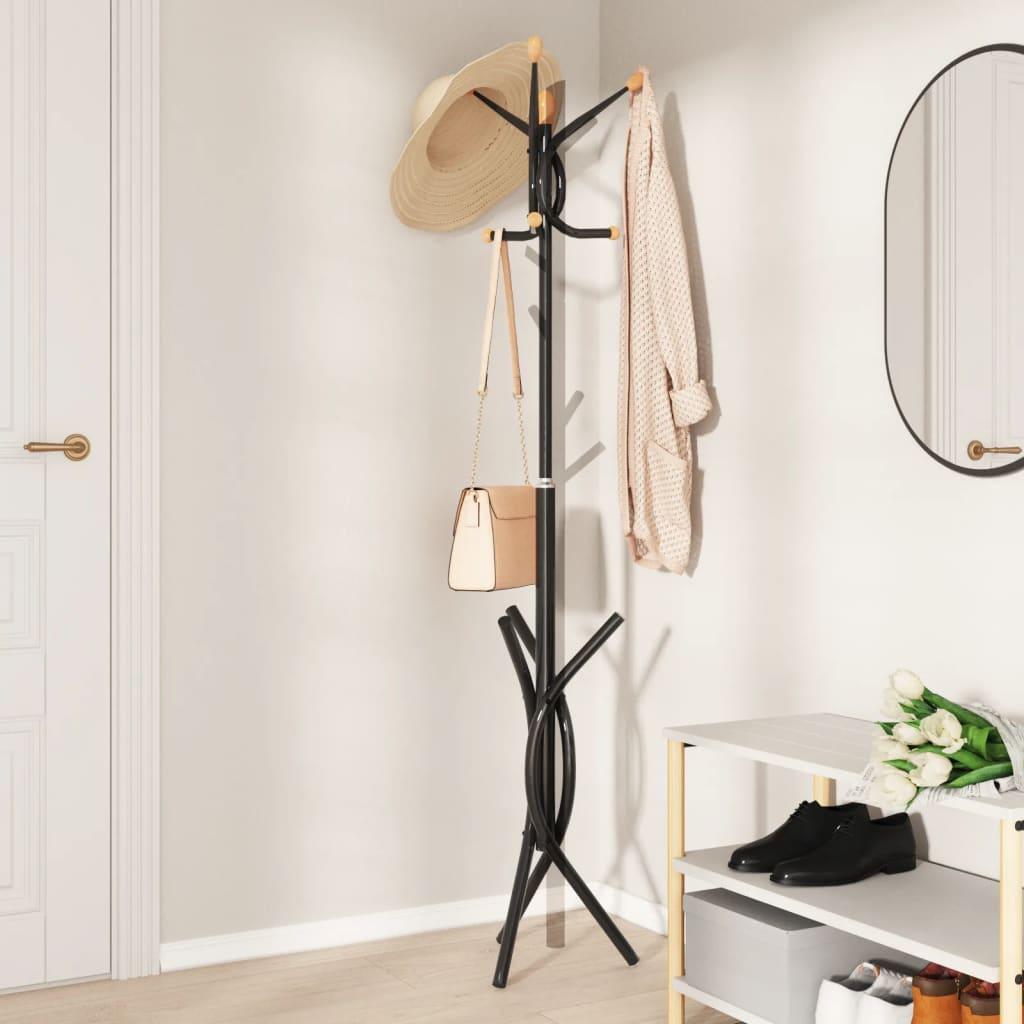 Coat Stand 176 Cm Powder-Coated Iron