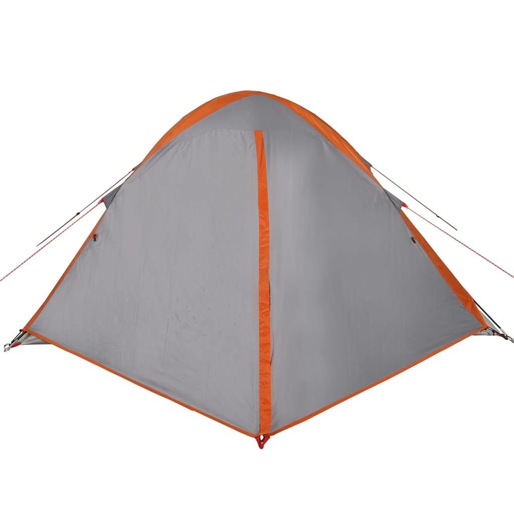 Camping Tent Dome And Orange Waterproof