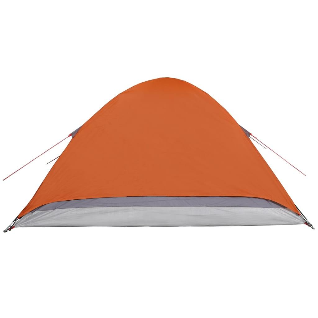 Camping Tent Dome And Orange Waterproof