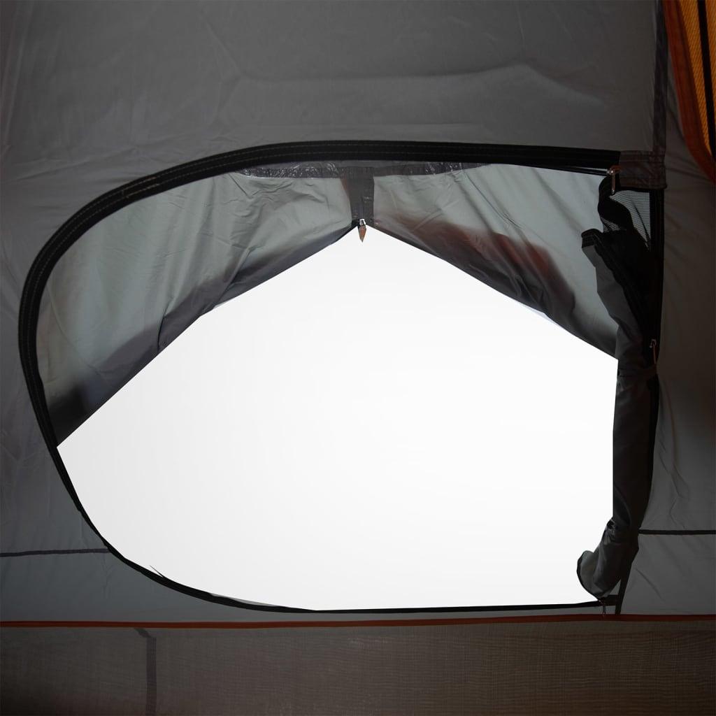 Camping Tent Dome And Orange Waterproof