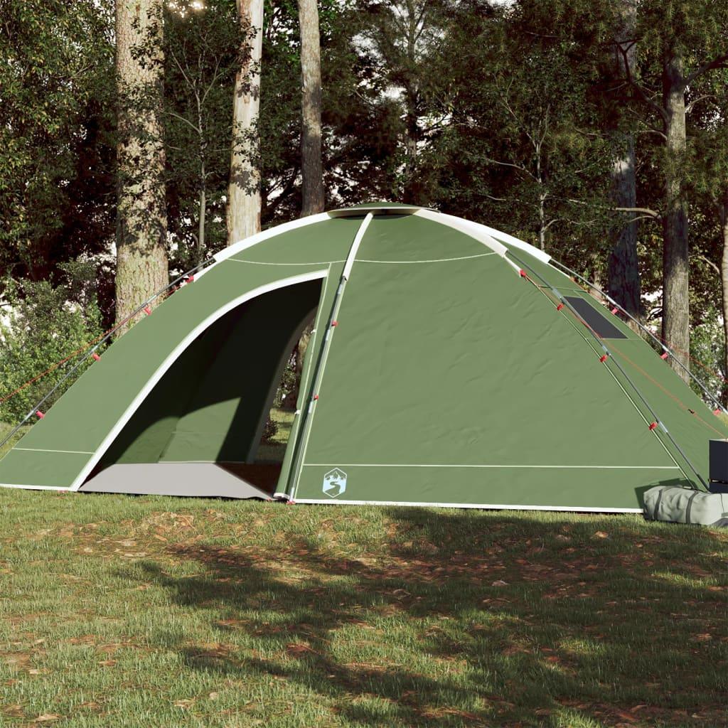 Camping Tent 8-Person Orange Waterproof