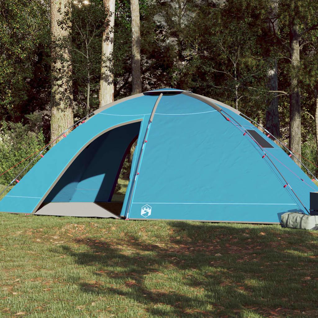 Camping Tent 8-Person Orange Waterproof