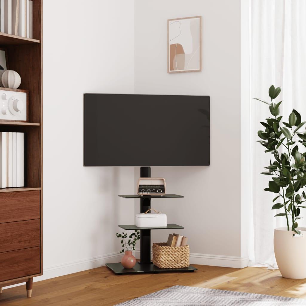 Corner Tv Stand For 32-65 Inch Black