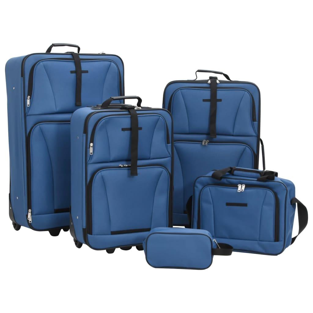 Five Piece Travel Luggage Set