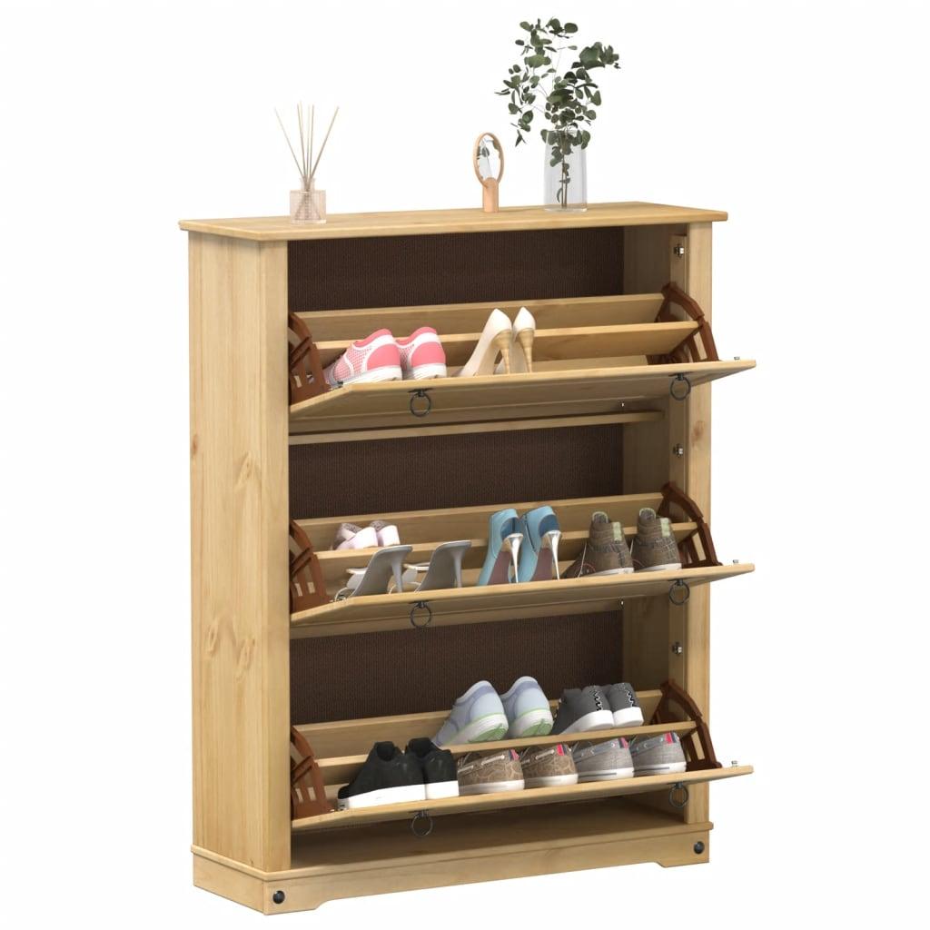 Shoe Cabinet Corona Solid Wood Pine