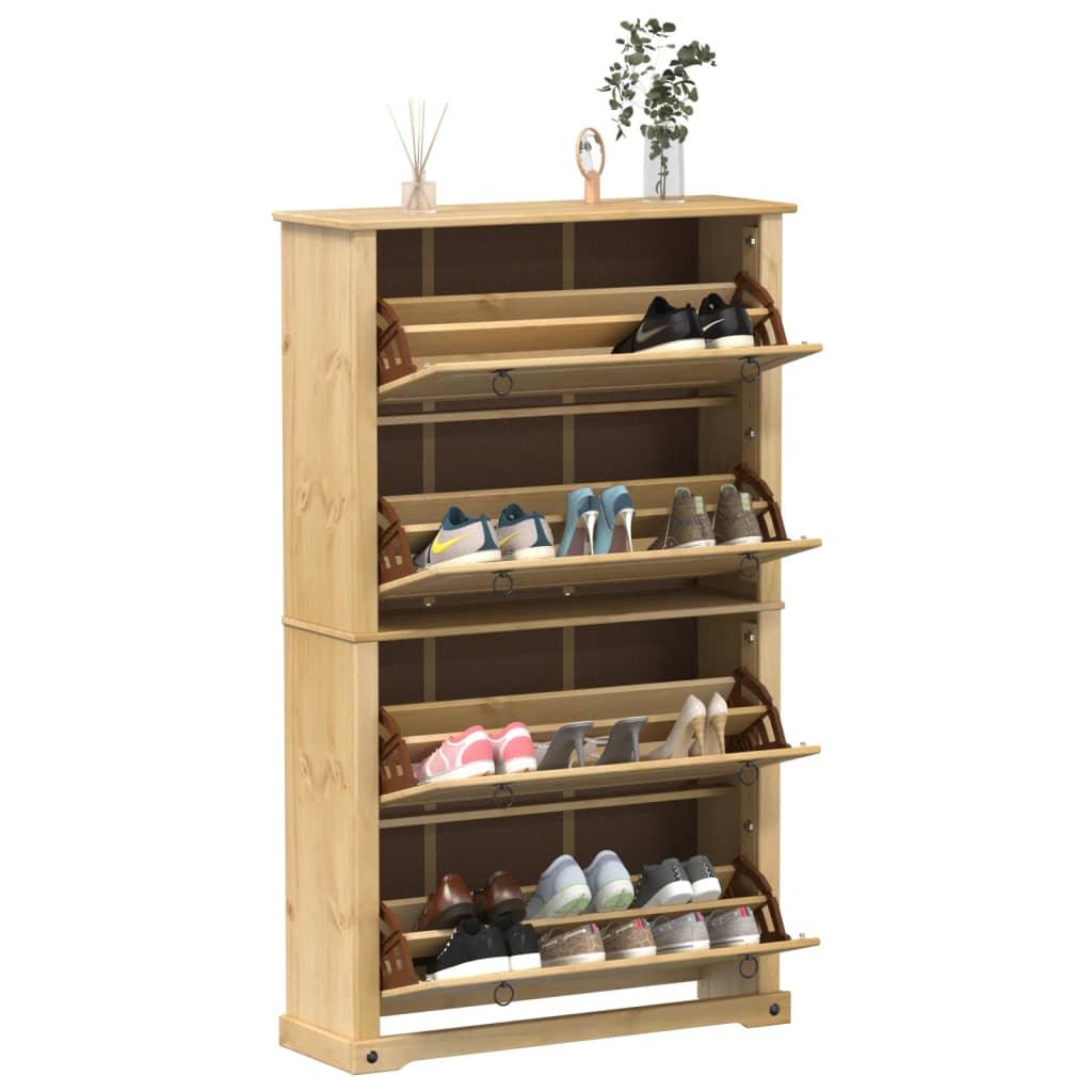 Shoe Cabinet Corona Solid Wood Pine