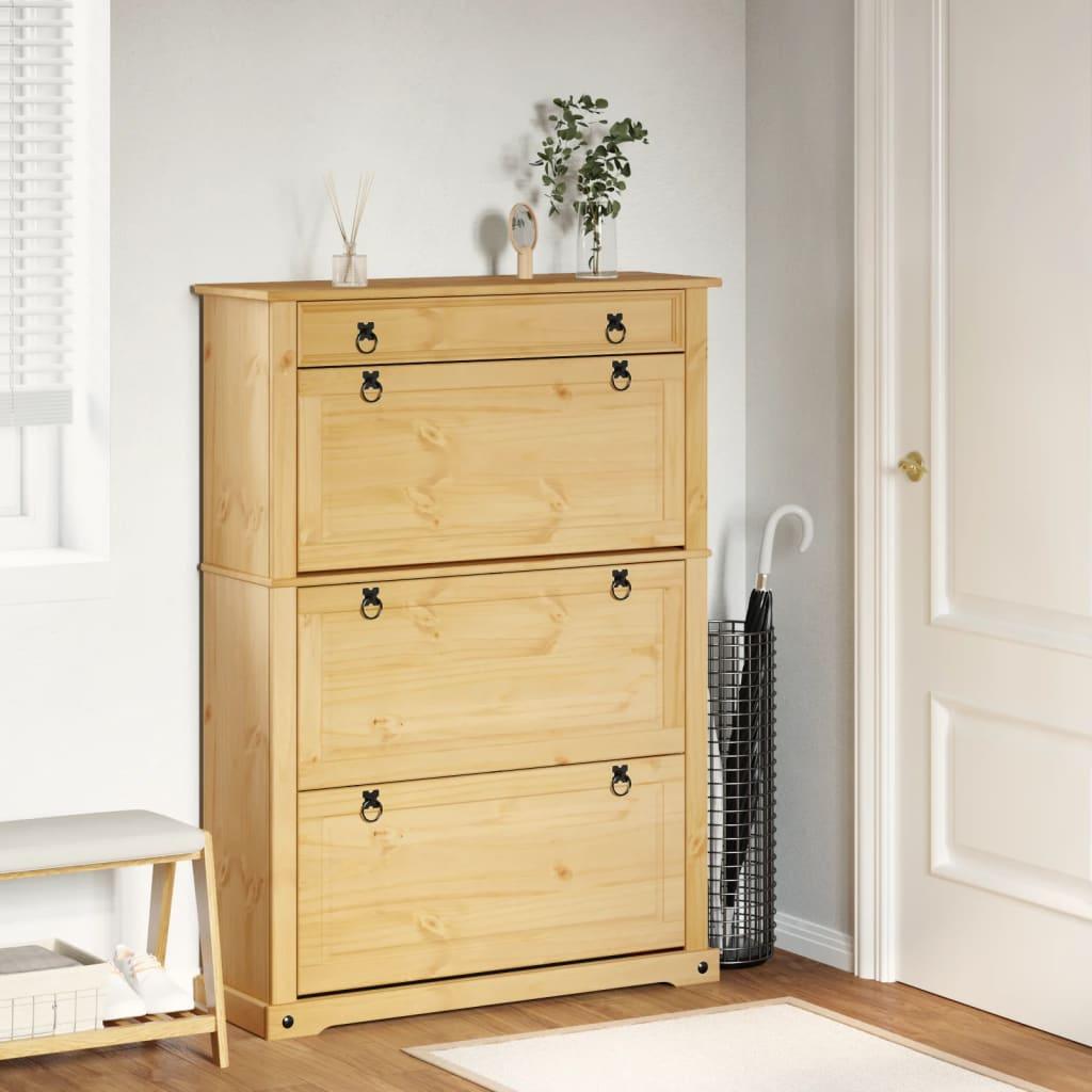 Shoe Cabinet Corona Solid Wood Pine