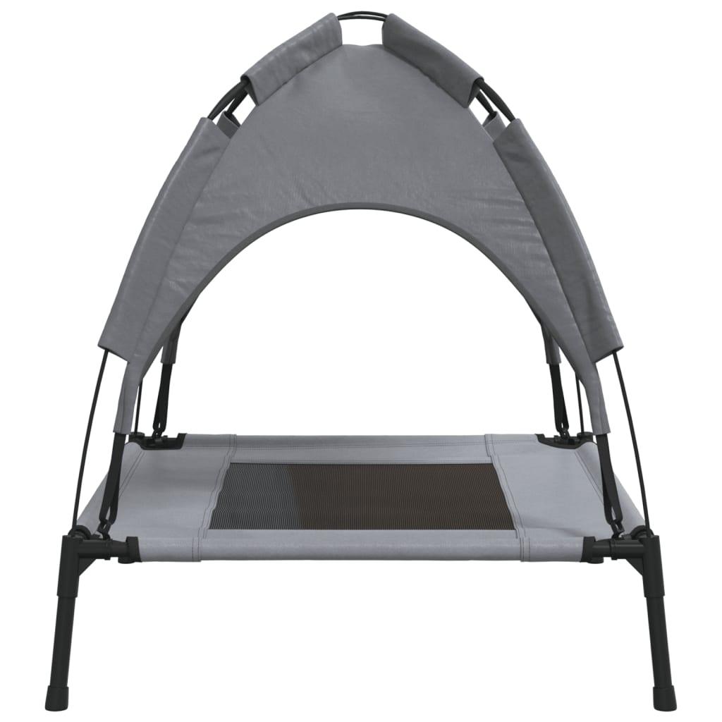 Trendyproduct.co.uk Dog Bed With Canopy Anthracite Oxford Fabric And Steel vidaXL Animals & Pet Supplies Animals & Pet Supplies > Pet Supplies > Dog Supplies > Dog Beds Anthracite Dog Beds Dog Supplies parcel Pet Supplies vidaXL