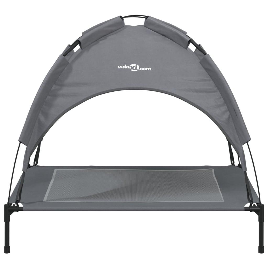 Trendyproduct.co.uk Dog Bed With Canopy Anthracite Oxford Fabric And Steel vidaXL Animals & Pet Supplies Animals & Pet Supplies > Pet Supplies > Dog Supplies > Dog Beds Anthracite Dog Beds Dog Supplies parcel Pet Supplies vidaXL