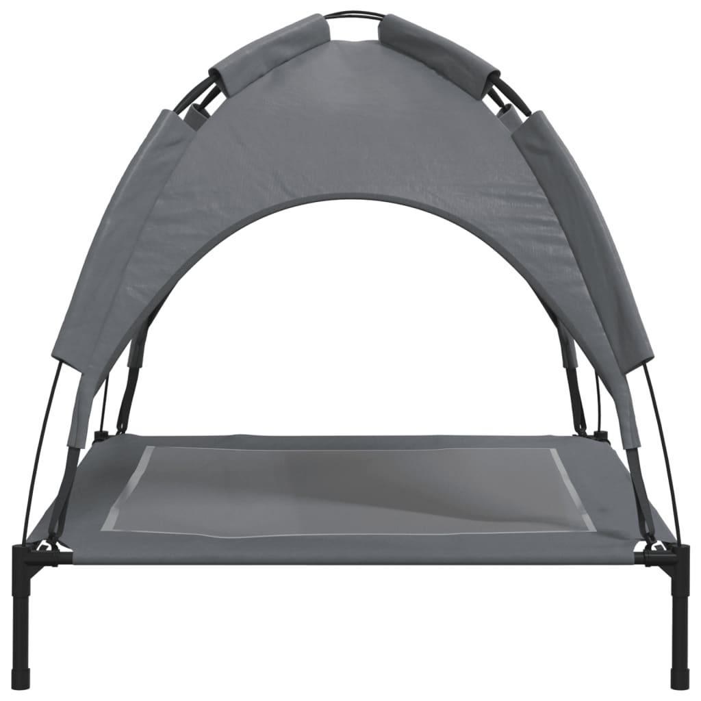 Trendyproduct.co.uk Dog Bed With Canopy Anthracite Oxford Fabric And Steel vidaXL Animals & Pet Supplies Animals & Pet Supplies > Pet Supplies > Dog Supplies > Dog Beds Anthracite Dog Beds Dog Supplies parcel Pet Supplies vidaXL