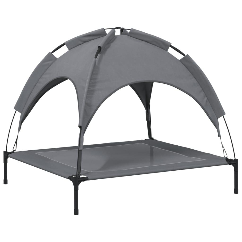 Trendyproduct.co.uk Dog Bed With Canopy Anthracite Oxford Fabric And Steel vidaXL Animals & Pet Supplies Animals & Pet Supplies > Pet Supplies > Dog Supplies > Dog Beds Anthracite Dog Beds Dog Supplies parcel Pet Supplies vidaXL