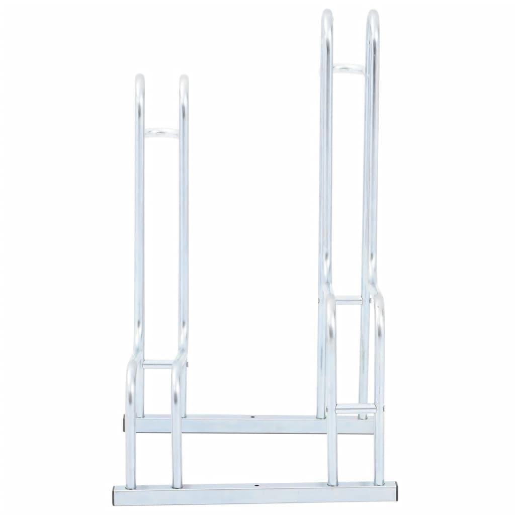 Bicycle Stand For 2 Bikes Floor Freestanding Galvanised Steel