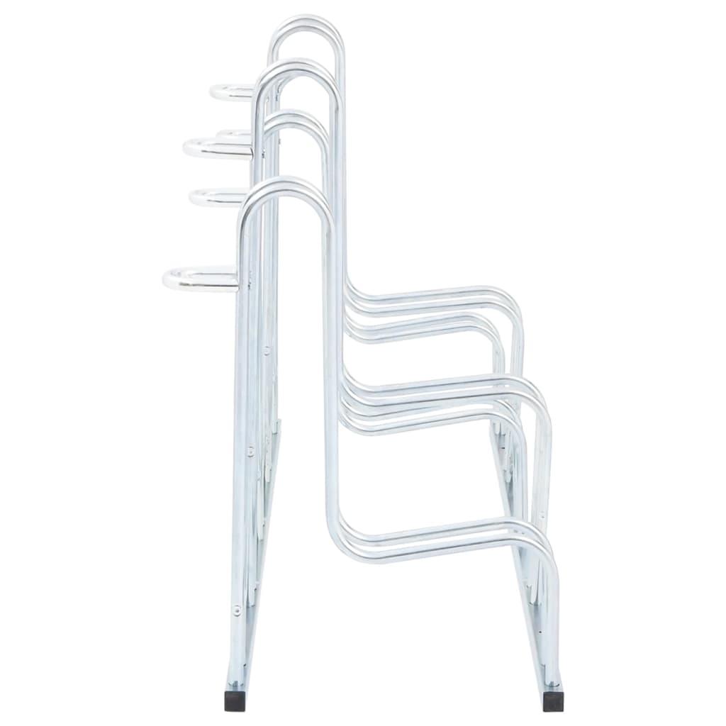 Bicycle Stand For 5 Bikes Floor Freestanding Galvanised Steel