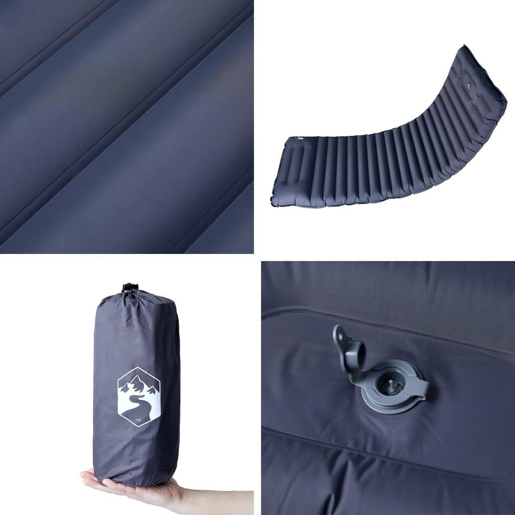 Self Inflating Camping Mattress With Pillow 1-Person