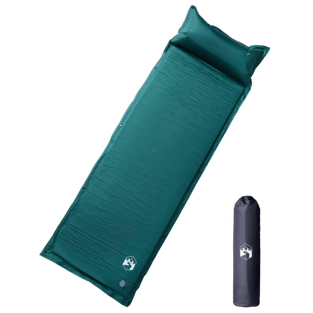 Self Inflating Camping Mattress With Pillow 1-Person