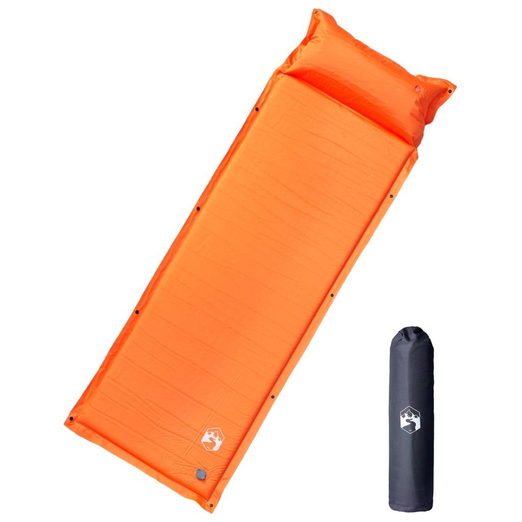 Self Inflating Camping Mattress With Pillow 1-Person