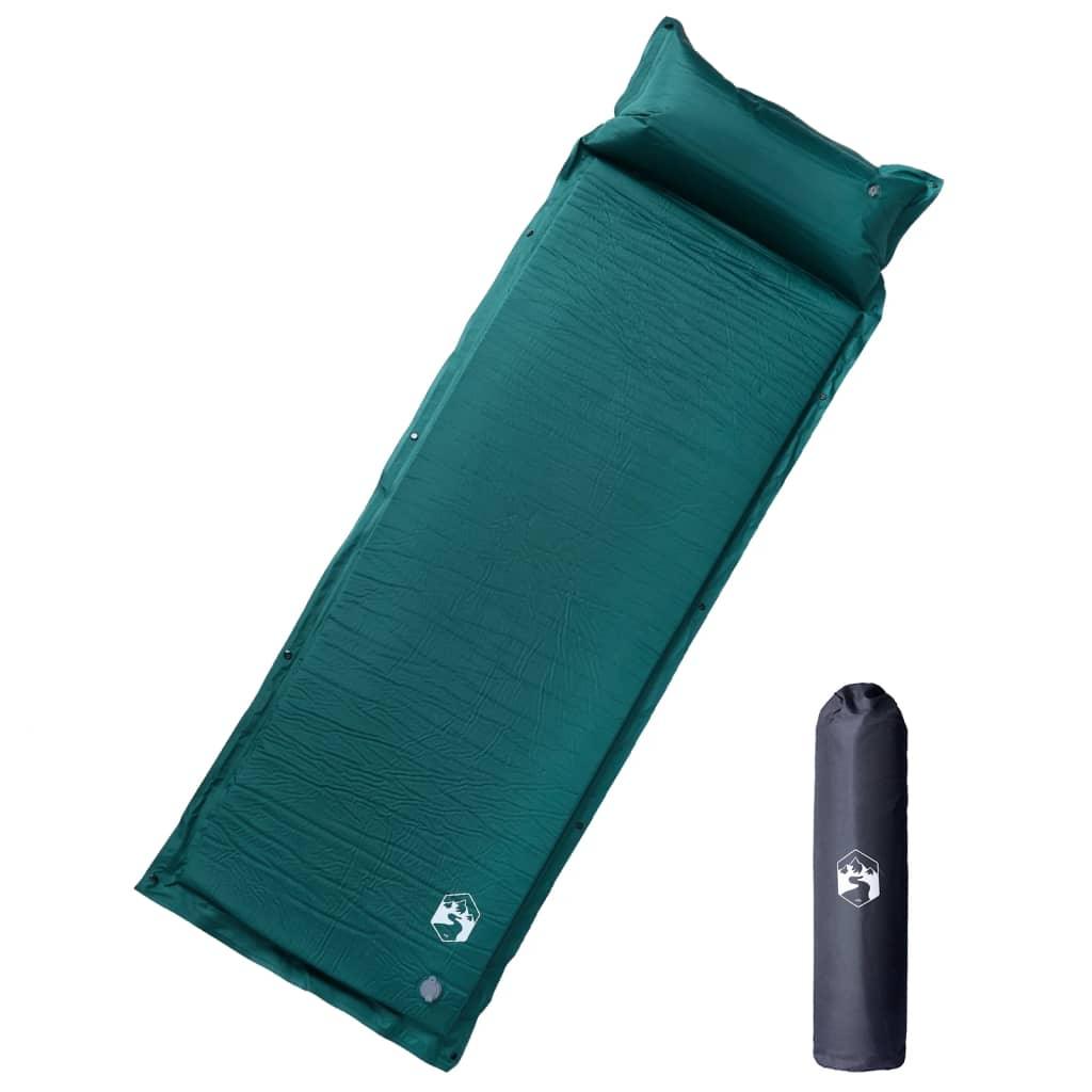 Self Inflating Camping Mattress With Pillow 1-Person