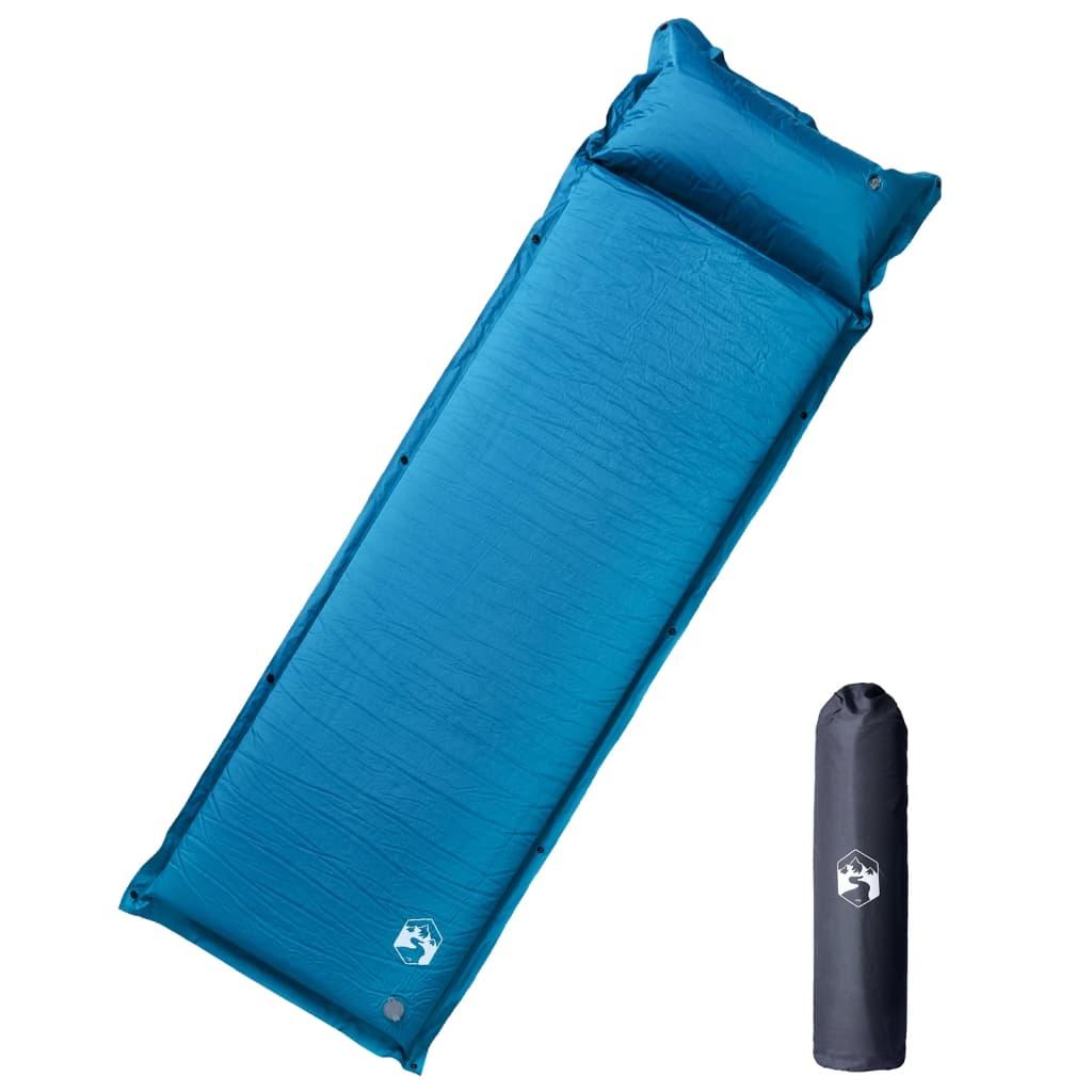 Self Inflating Camping Mattress With Pillow 1-Person