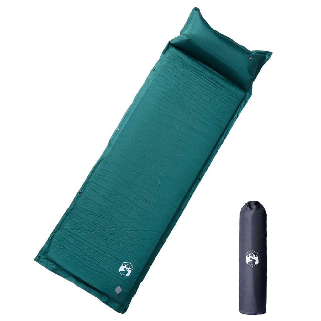 Self Inflating Camping Mattress With Pillow 1-Person