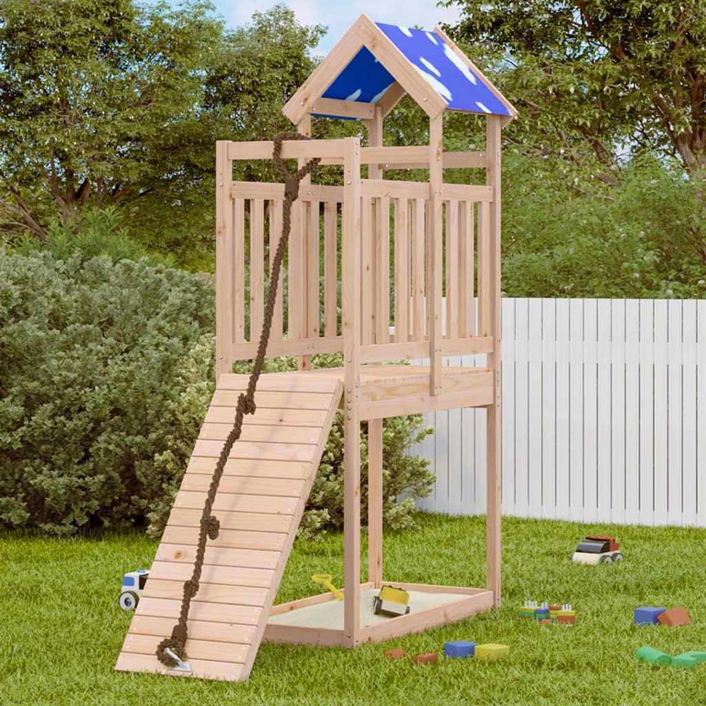 Play Tower 110.5X52.5X215 Cm Solid Wood Douglas Fir