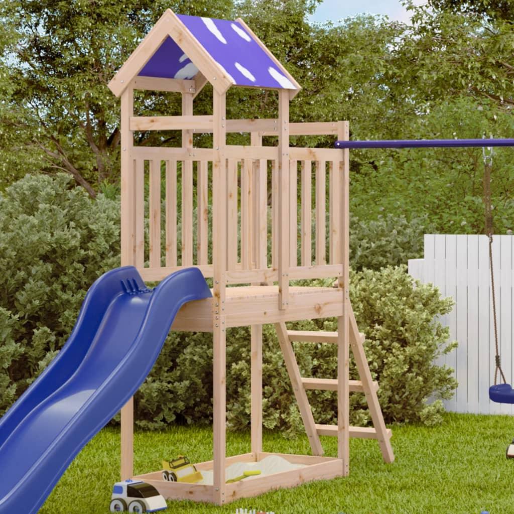 Play Tower With Ladder 110.5X52.5X215 Cm Solid Wood Douglas Fir