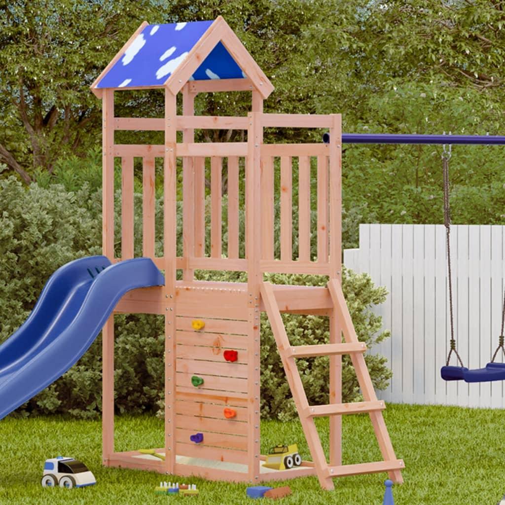 Play Tower With Rockwall 110.5X52.5X215Cm Impregnated Wood Pine