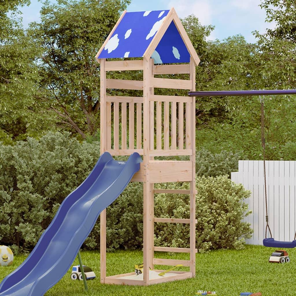 Play Tower 85X52.5X265 Cm Solid Wood Pine