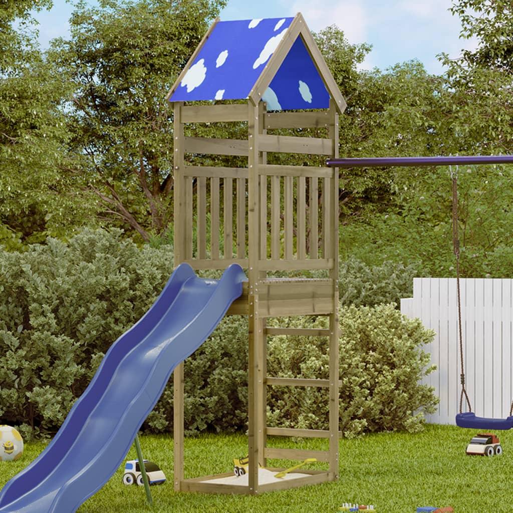 Play Tower 85X52.5X265 Cm Solid Wood Pine