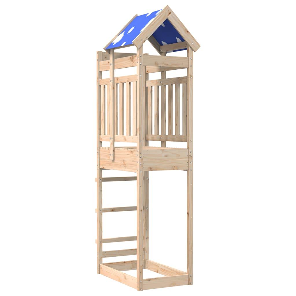 Play Tower 85X52.5X239 Cm Solid Wood Pine