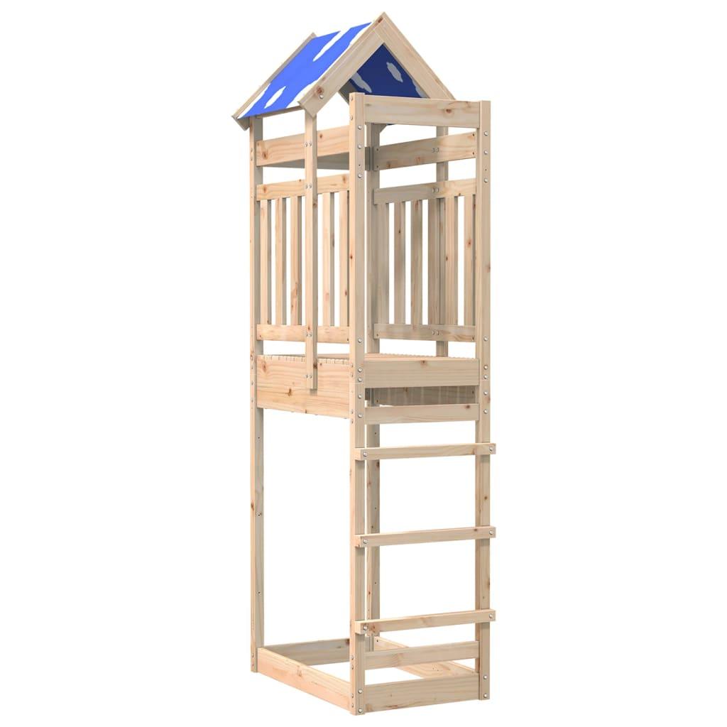 Play Tower 85X52.5X239 Cm Solid Wood Pine