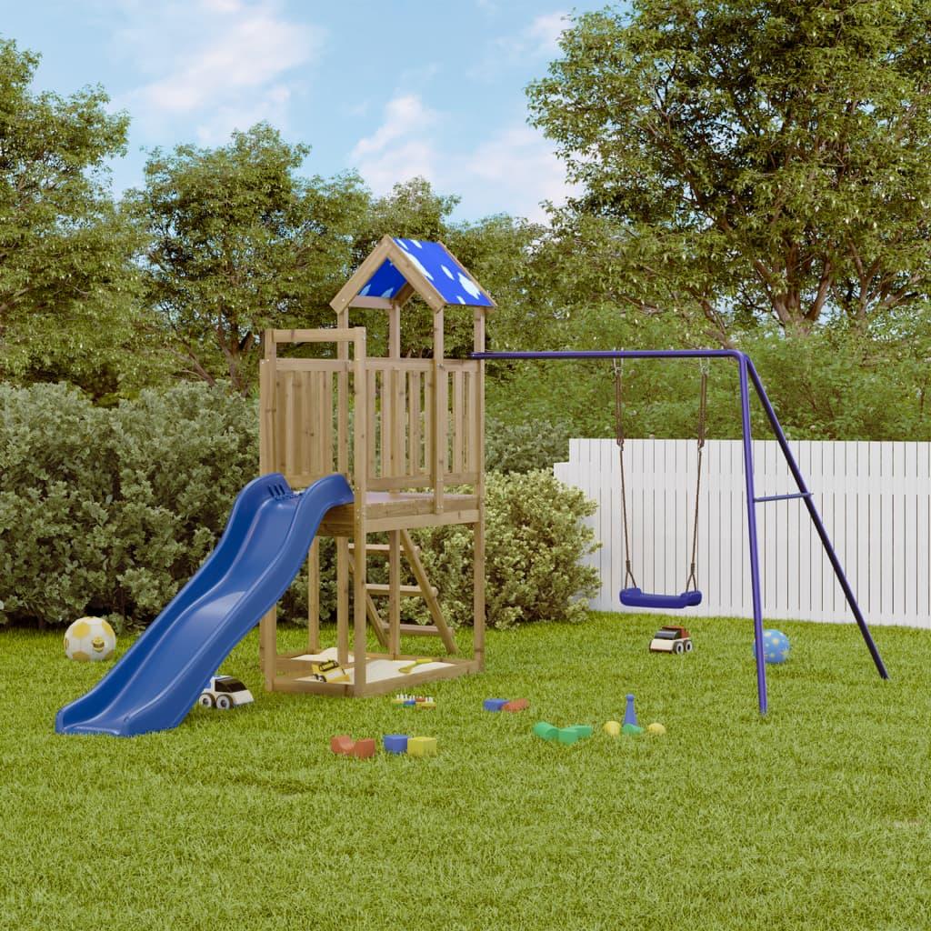 Outdoor Playset Solid Wood Pine