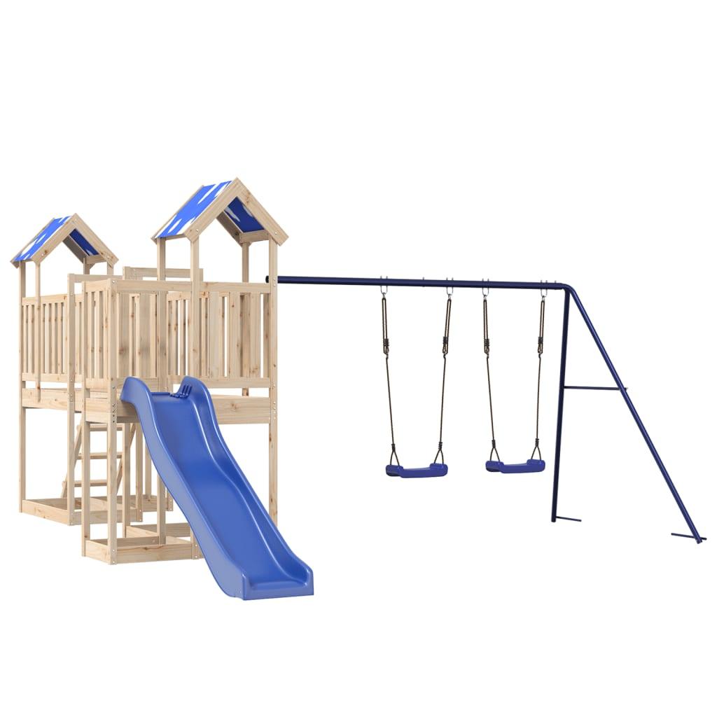 Outdoor Playset Solid Wood Pine