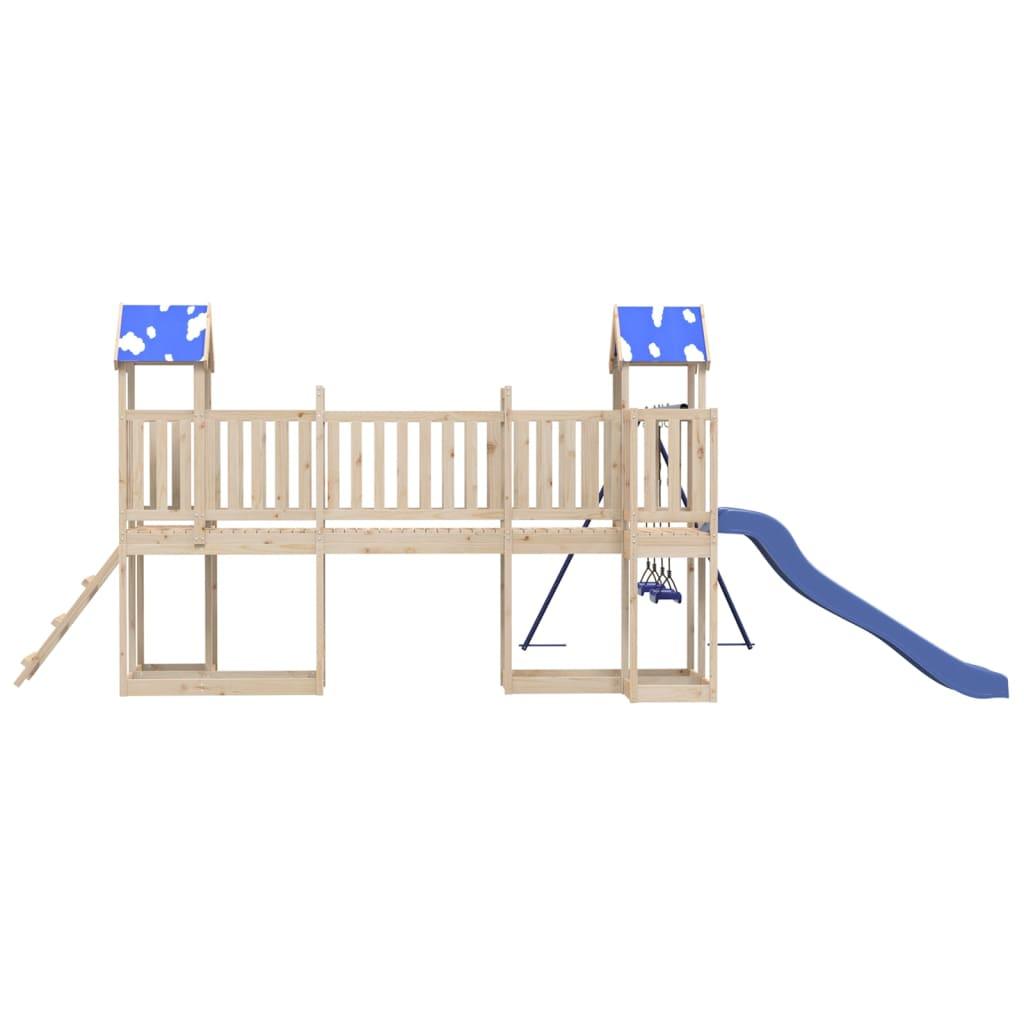 Outdoor Playset Solid Wood Pine