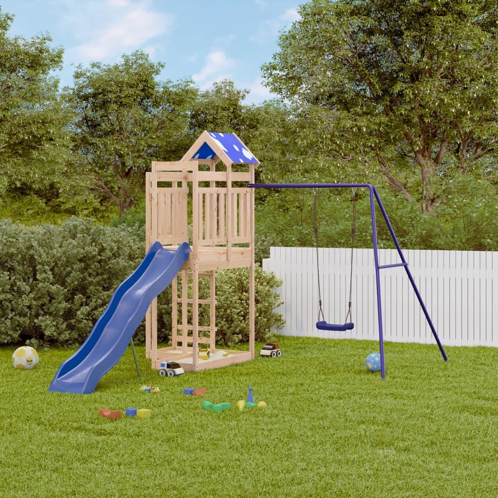 Outdoor Playset Solid Wood Pine