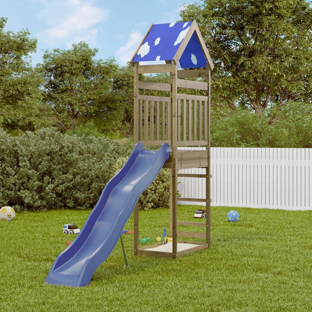 Outdoor Playset Solid Wood Pine