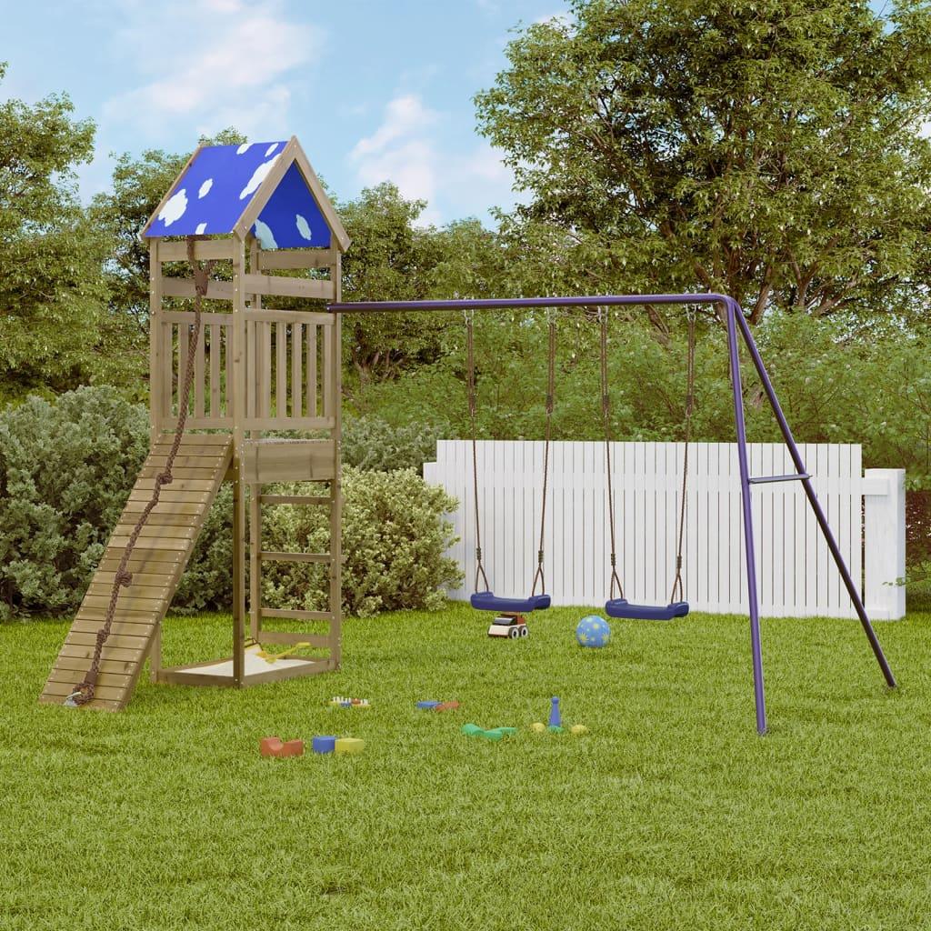 Outdoor Playset Solid Wood Douglas