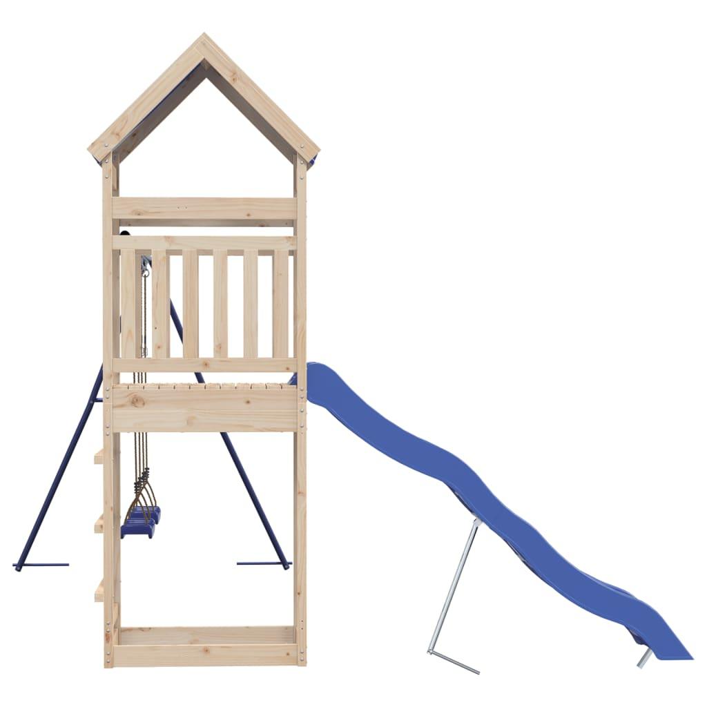 Outdoor Playset Solid Wood Pine