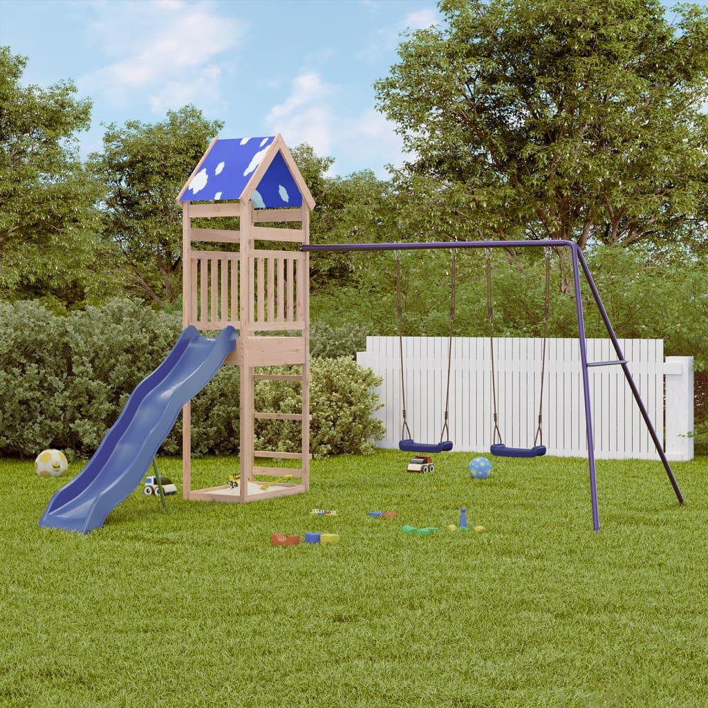 Outdoor Playset Solid Wood Pine