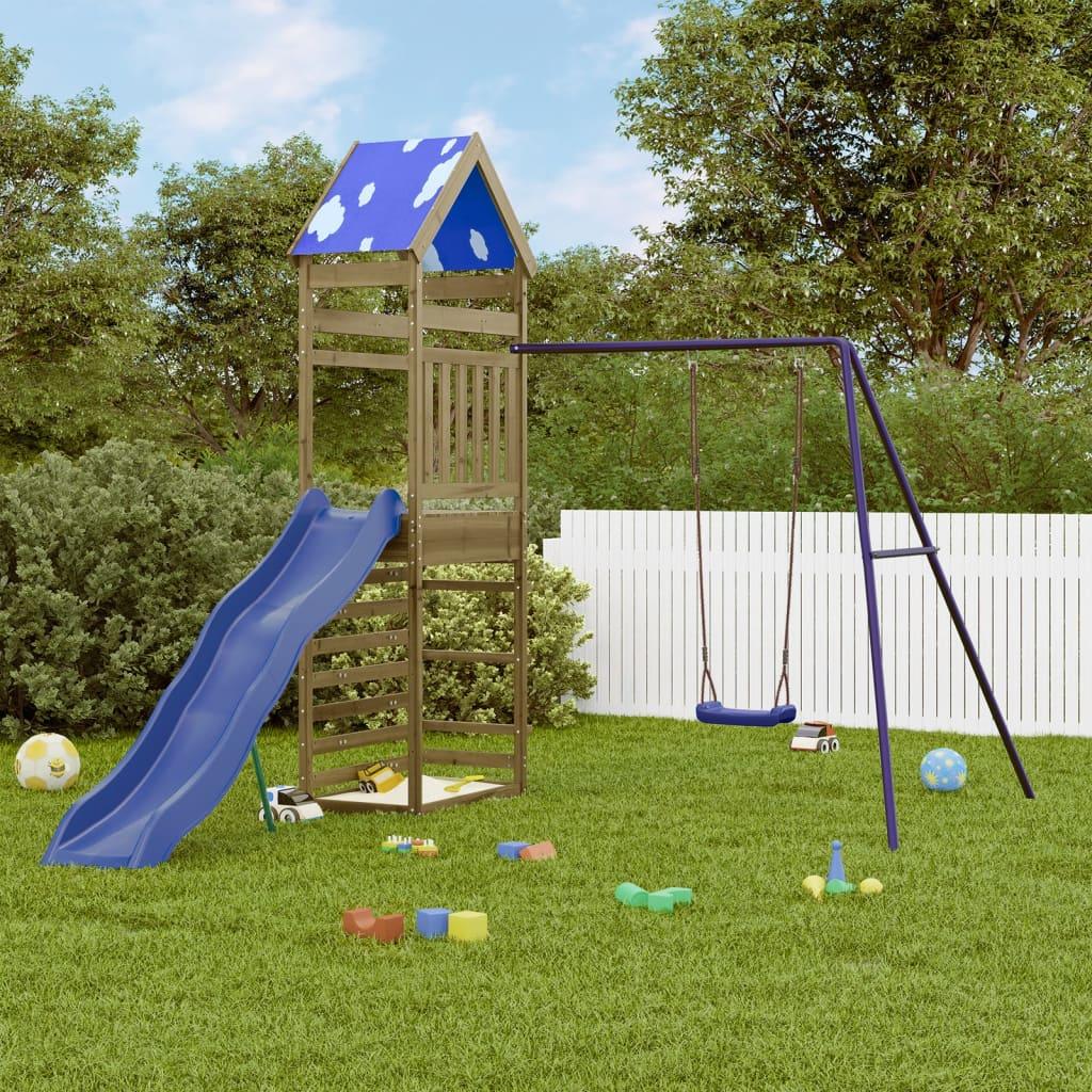 Outdoor Playset Solid Wood Douglas