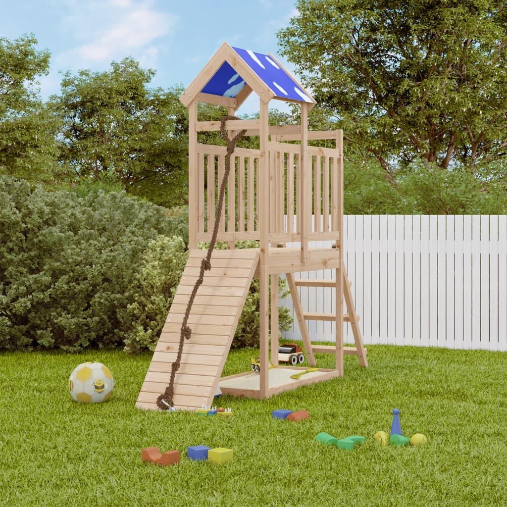 Outdoor Playset Solid Wood Pine