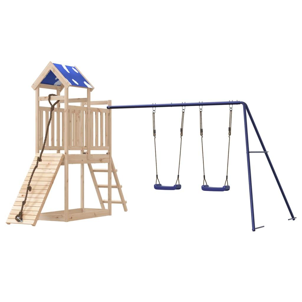 Outdoor Playset Solid Wood Pine