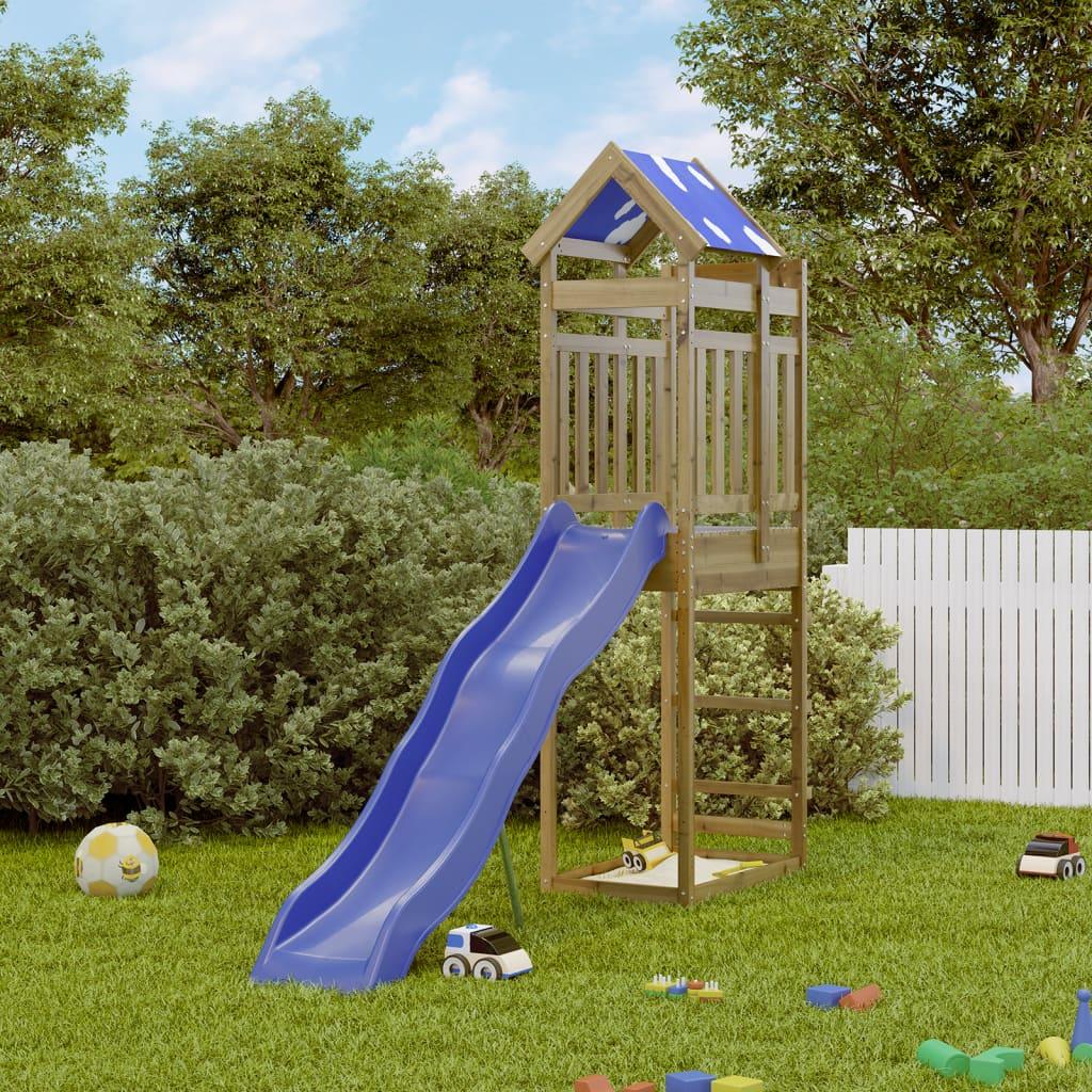 Outdoor Playset Solid Wood Pine