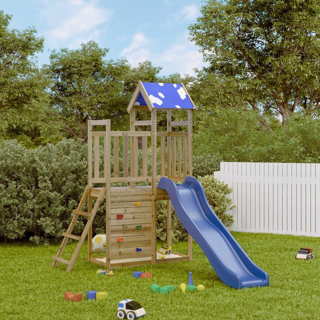 Outdoor Playset Solid Wood Pine