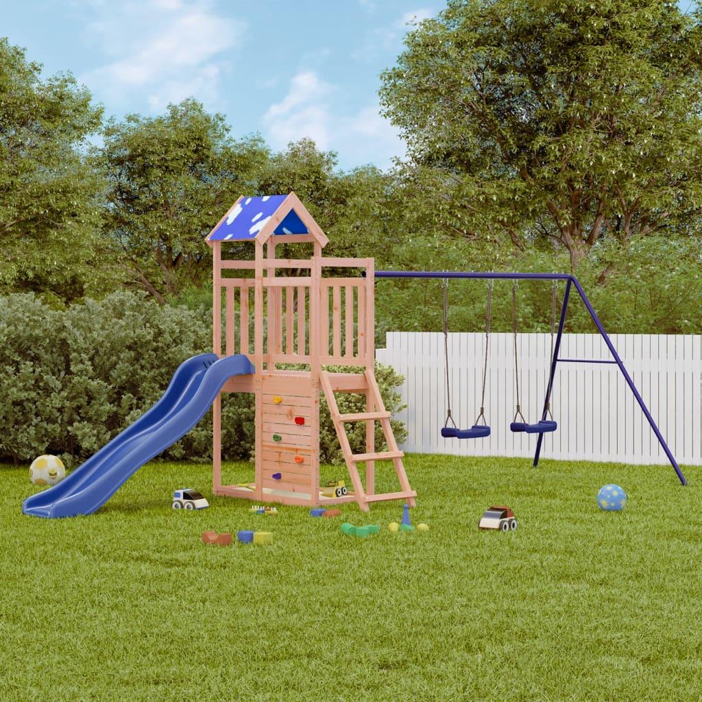 Outdoor Playset Solid Wood Pine