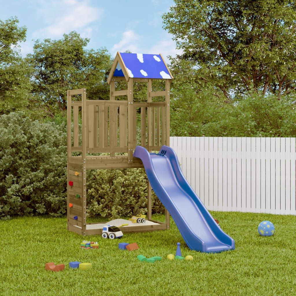 Outdoor Playset Solid Wood Pine