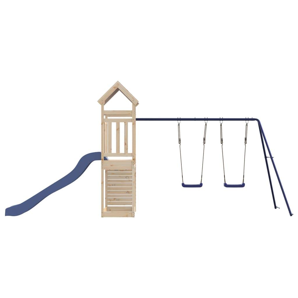 Outdoor Playset Solid Wood Pine